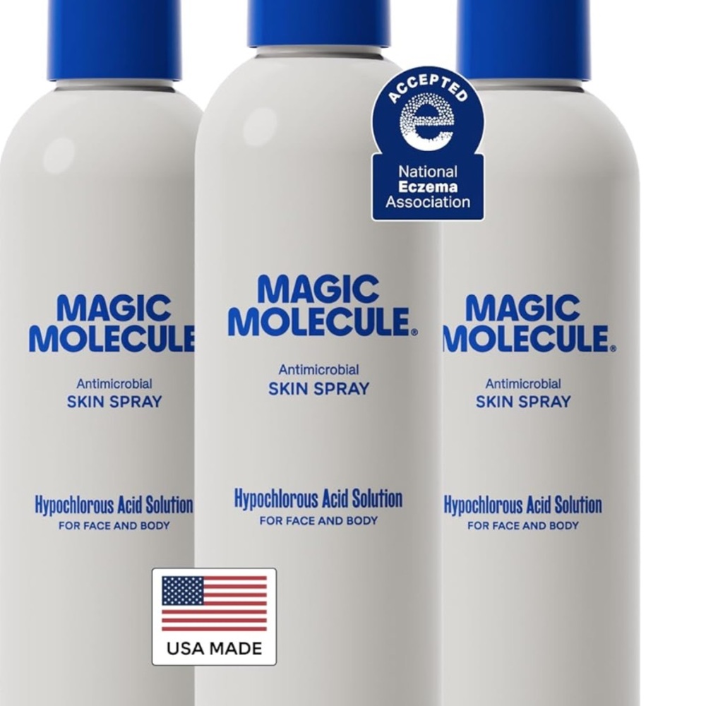 3 pack Antimicrobial Skin Spray - White and Blue